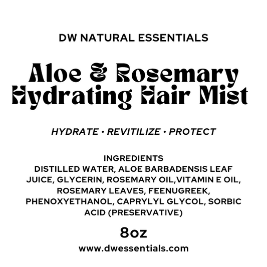 Aloe & Rosemary Hydrating Hair Mist 8oz