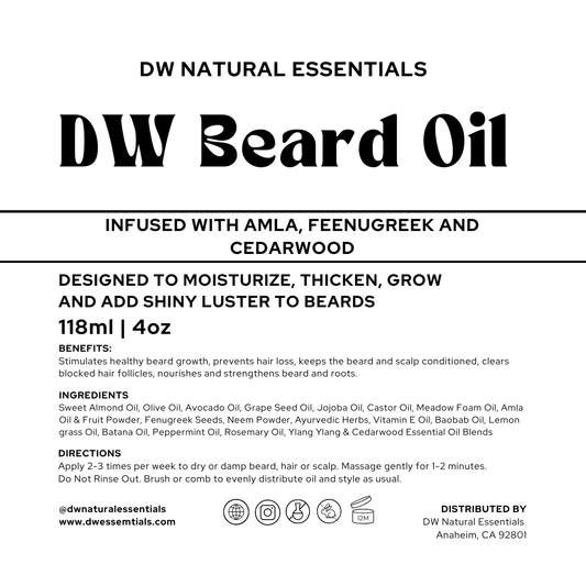 D.W. Beard Oil 4oz