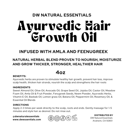 Ayurvedic Hair Growth Oil 4oz